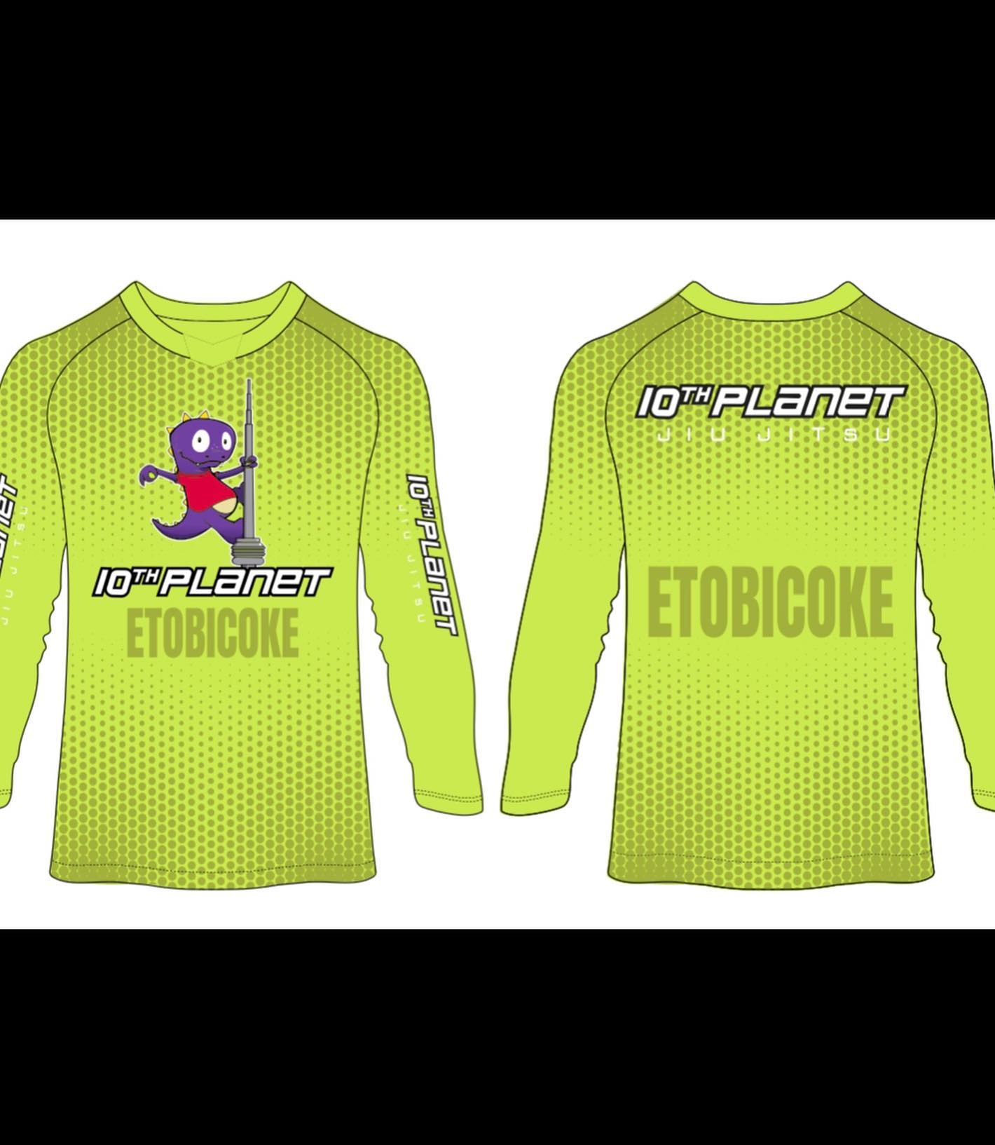 10th Planet Dino Rashguard Green