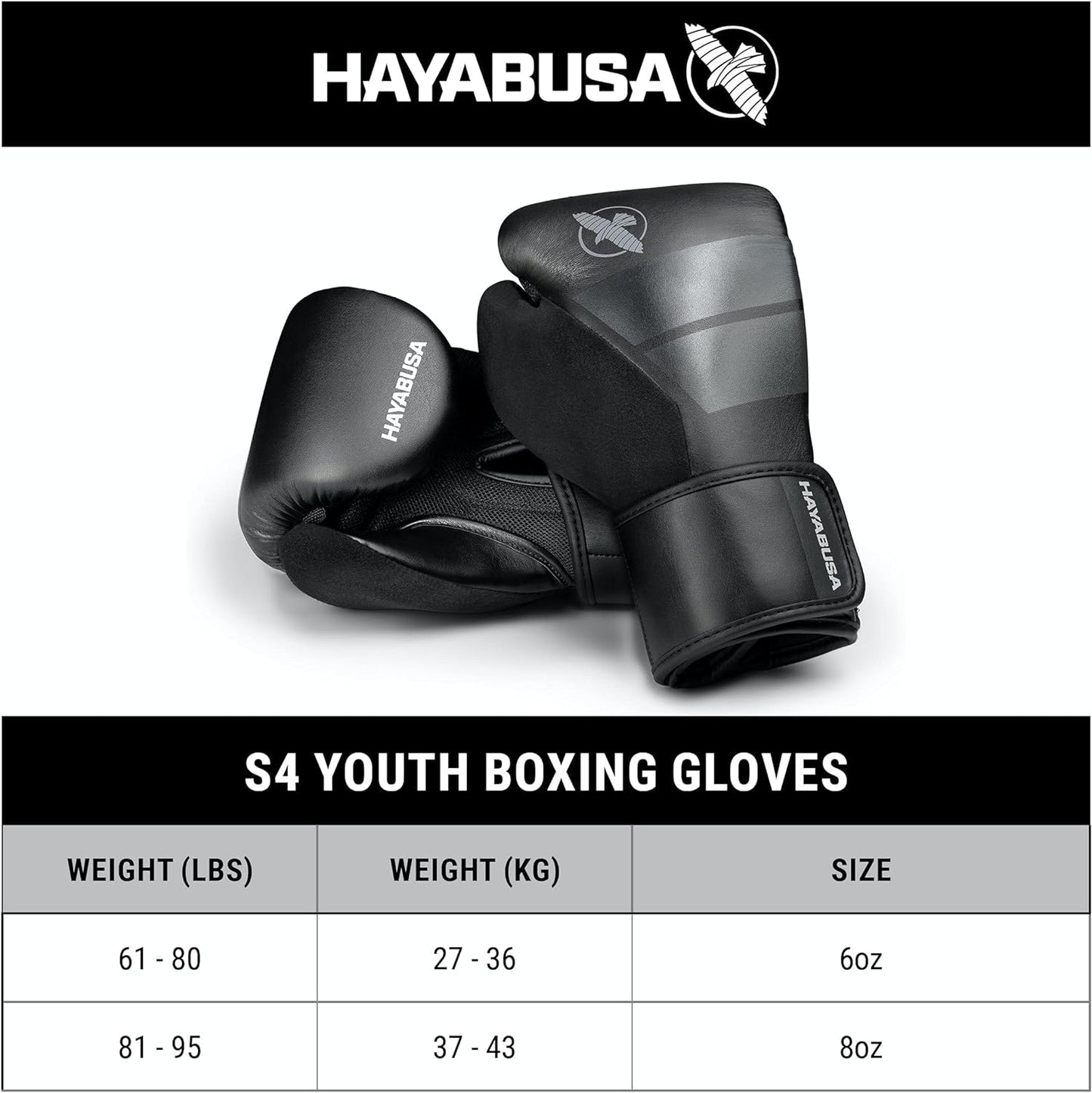 Hayabusa S4 Youth Boxing Gloves