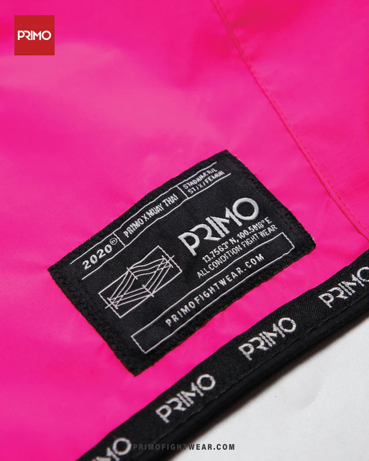 Primo Muay Thai Shorts - Super Nylon - Pink Harlem World
