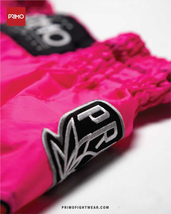 Primo Muay Thai Shorts - Super Nylon - Pink Harlem World
