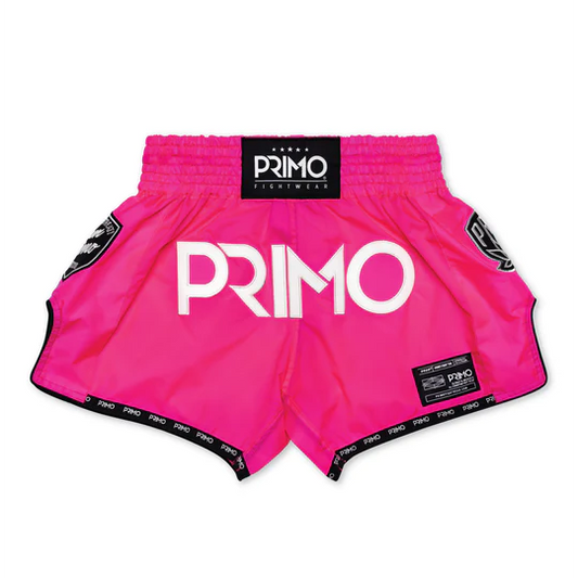 Primo Muay Thai Shorts - Super Nylon - Pink Harlem World