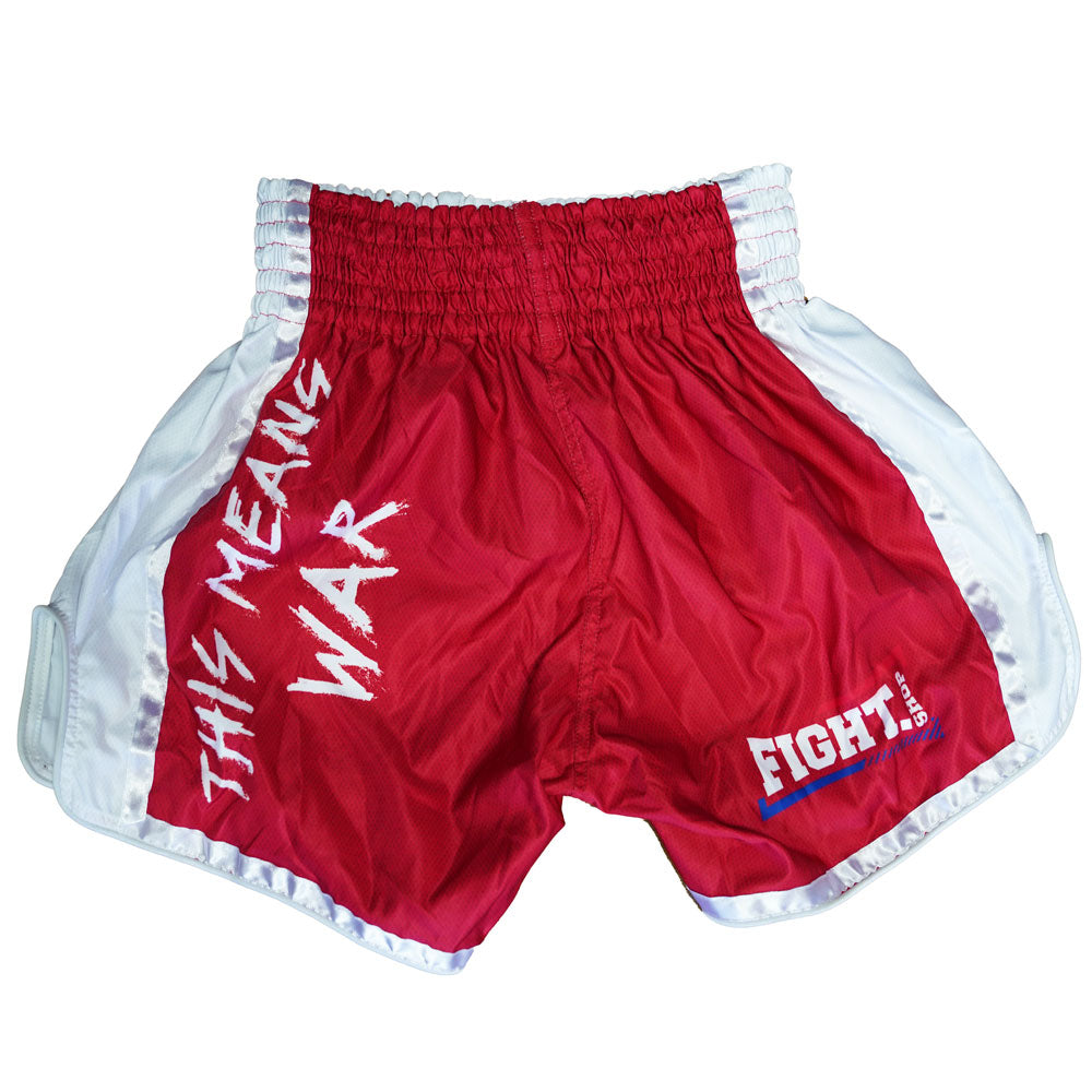 Yuth Sports Gear Muay Thai Shorts - Red & Gold