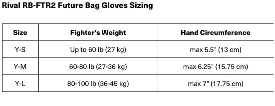 Rival Youth Boxing Gloves