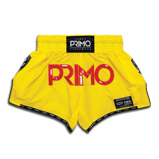 Primo Muay Thai Shorts - Super Nylon - Stadium Yellow