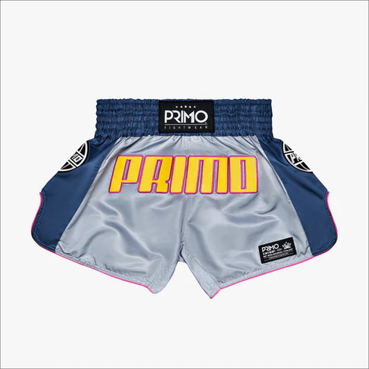 Primo Muay Thai Shorts - Trinity Series Microfiber - Grey