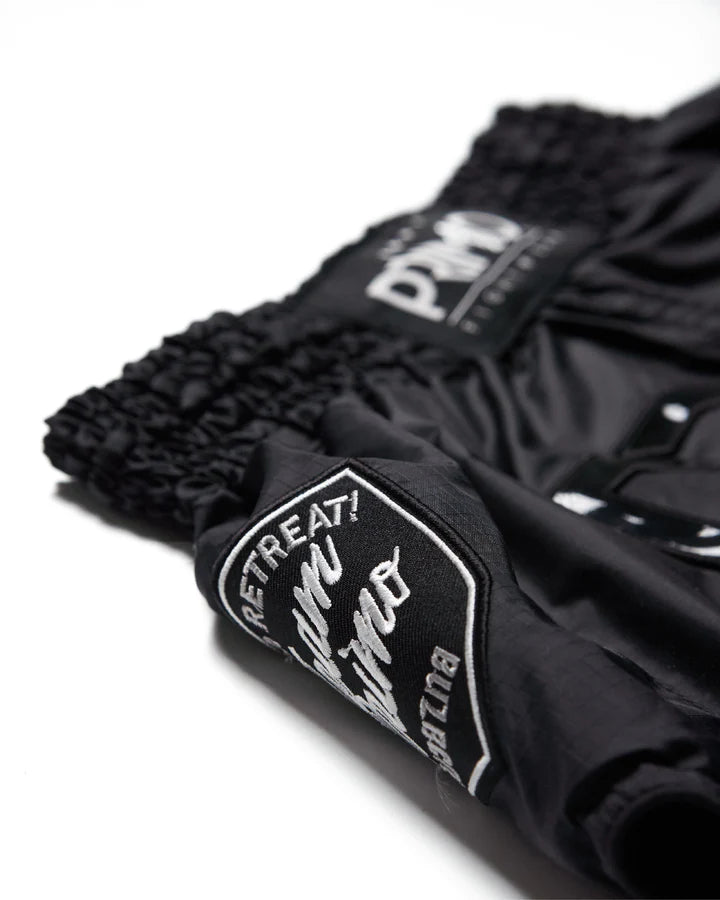 Primo Muay Thai Shorts - Super Nylon - Black Panther II