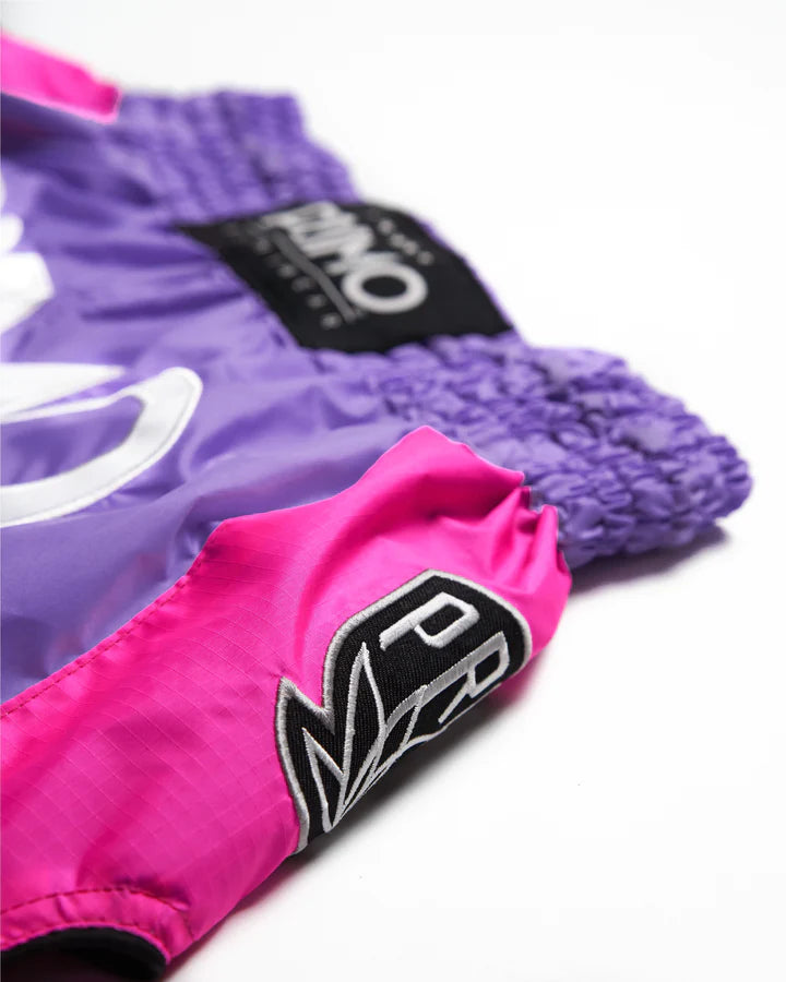 Primo Muay Thai Shorts - Super Nylon - Purple Rain