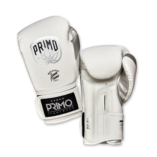 Emblem 2.0 Semi Leather Boxing Glove - White