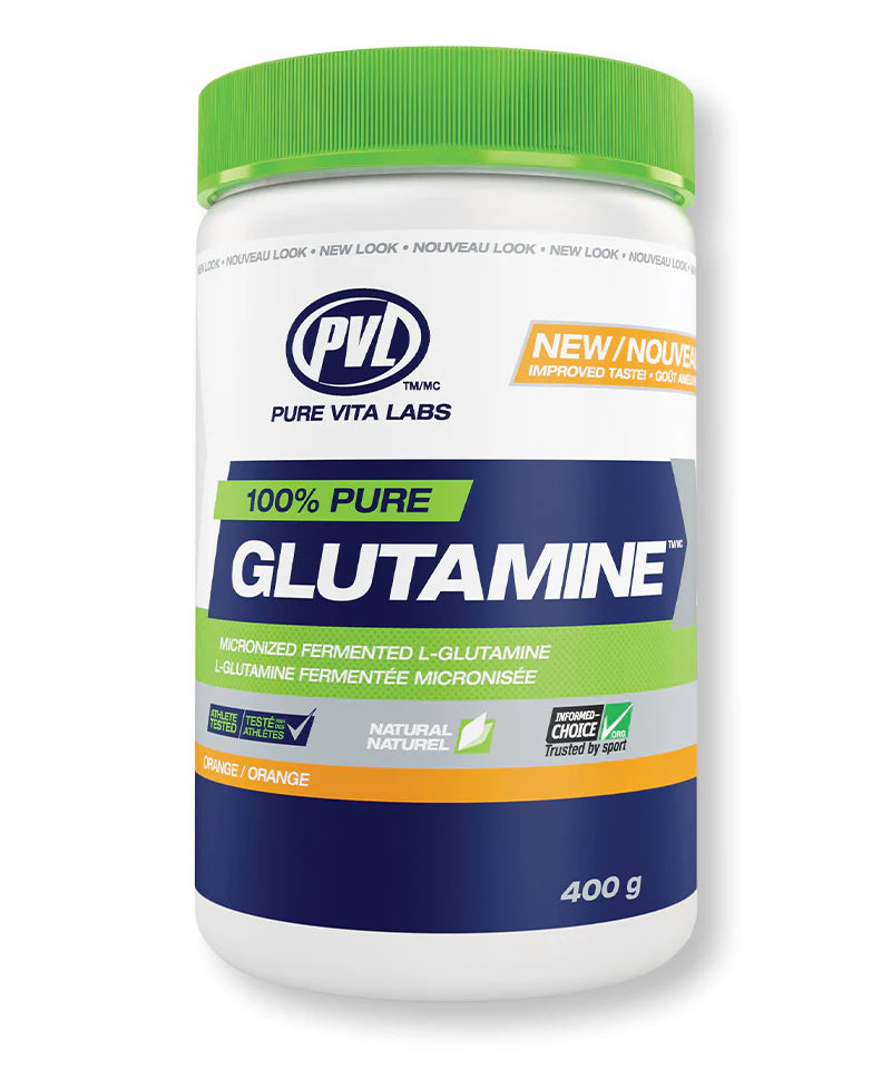 PVL 100% Pure Glutamine - Micronized Fermented L-Glutamine