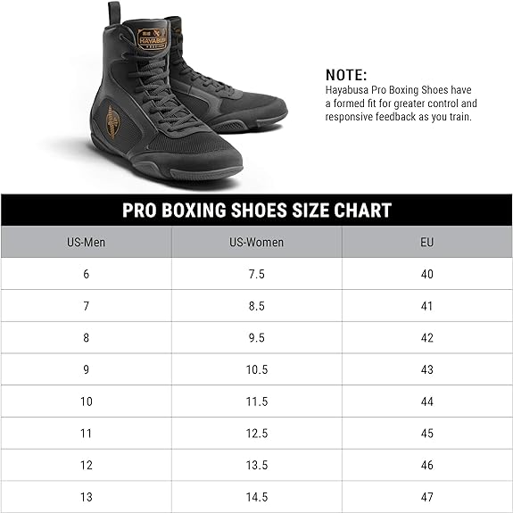 Hayabusa Pro Boxing Shoes - Multiple Colours