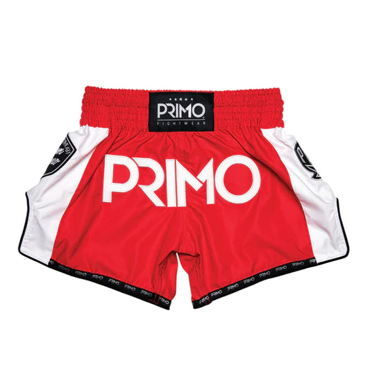 Primo Muay Thai Shorts - Free Flow Series - Stadium Red