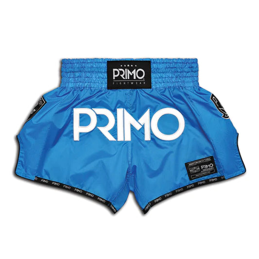 Primo Muay Thai Shorts - Super Nylon - Blue Jay
