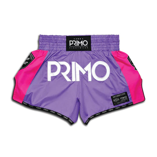 Primo Muay Thai Shorts - Super Nylon - Purple Rain