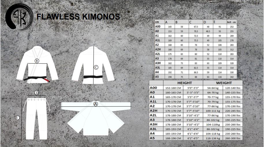 Flawless Kimono 420Gsm White Void