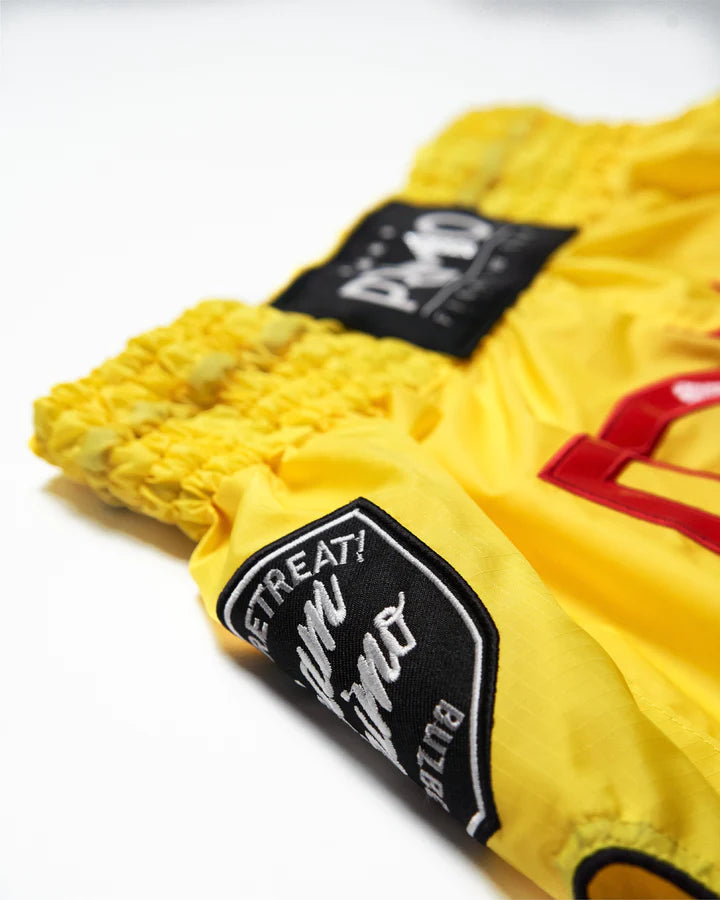 Primo Muay Thai Shorts - Super Nylon - Stadium Yellow