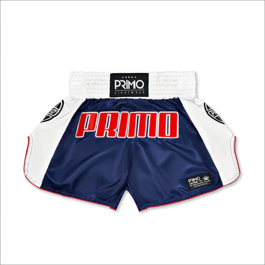 Primo Muay Thai Shorts - Trinity Series Microfiber - Navy