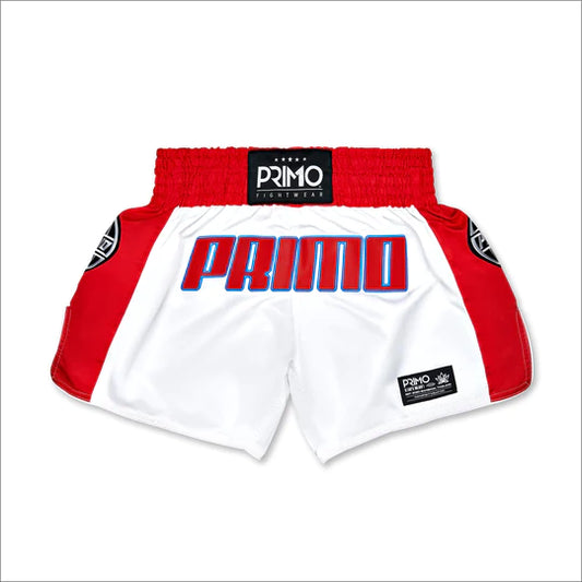 Primo Muay Thai Shorts - Trinity Series Microfiber - Red